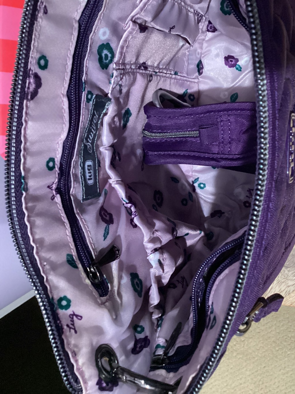 Lug Swivel Convertible Crossbody Bag. Brushed Concord Purple. NWOT. With Drizzle - Picture 8 of 12